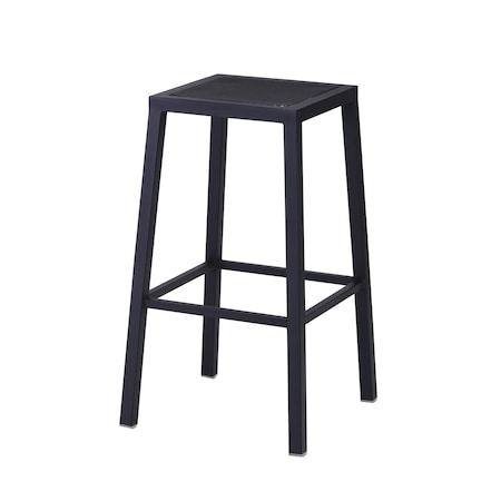 Holland Bar Stool Co Outdoor 405 25 in. Backless Bar Stool with Black Wrinkle Finish OD405
